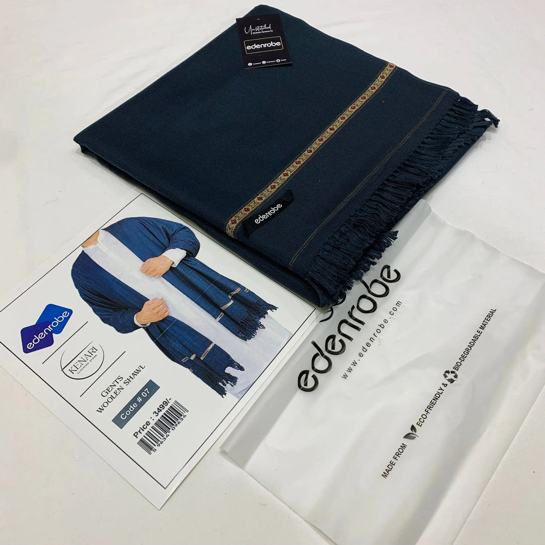 Handmade Wool Shawl#D102 Kenari.Pk