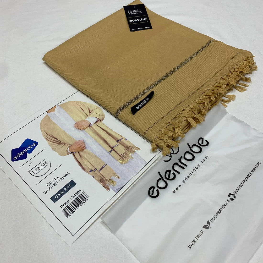 Handmade Wool Shawl#D103 Kenari.Pk