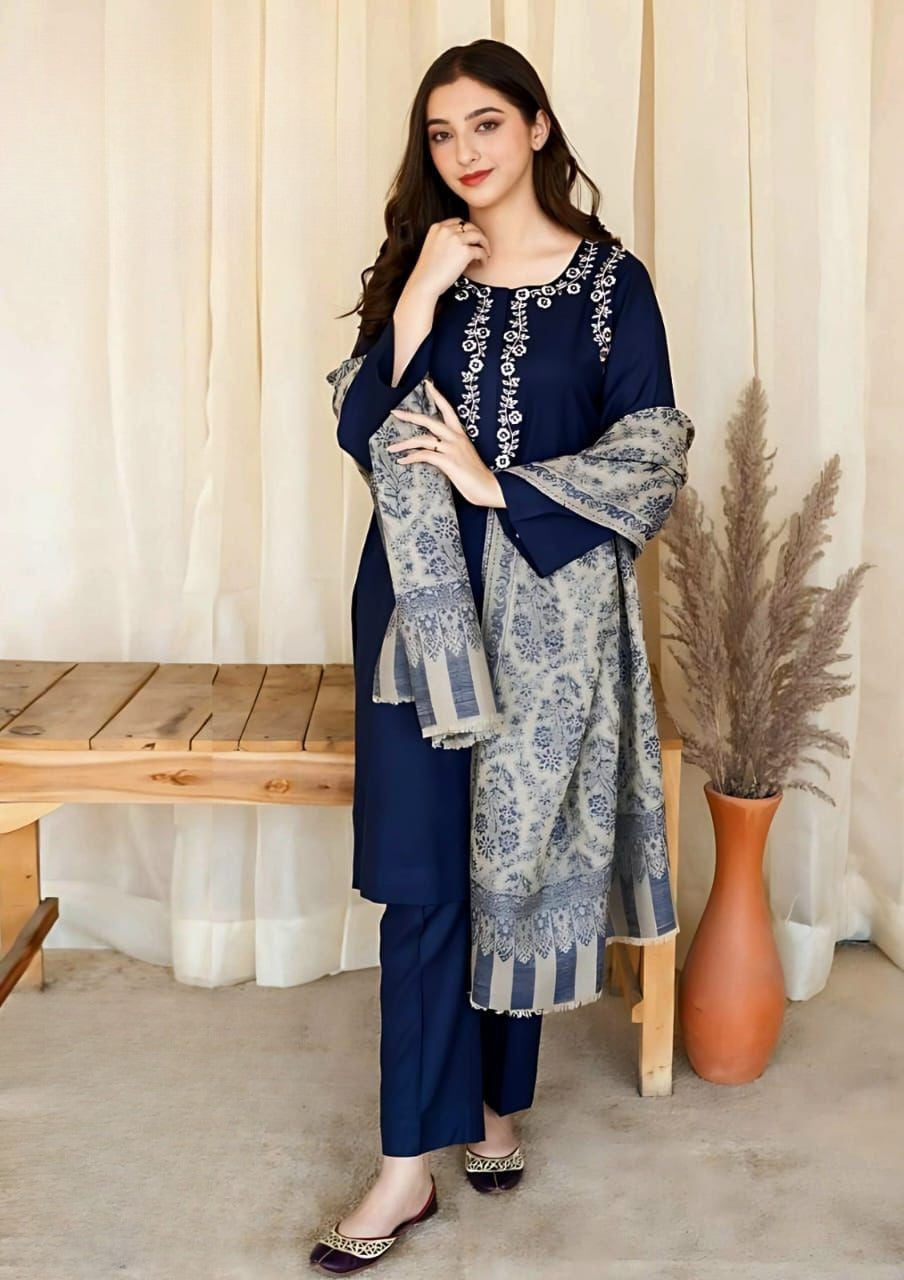 ASLING 3PC DHANAK EMBROIDERED SU#02