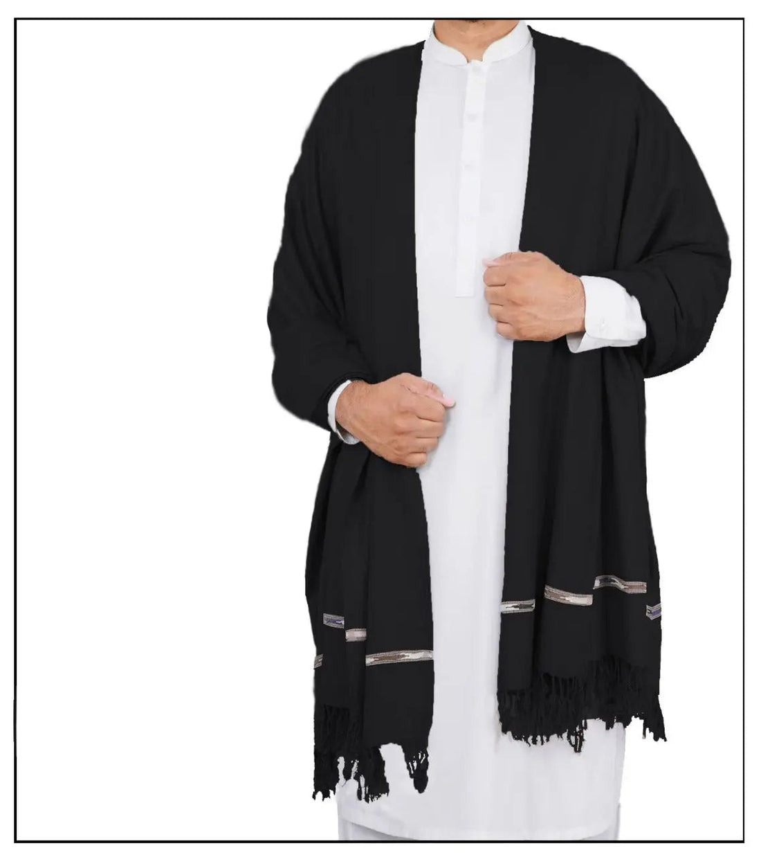 Handmade Wool Shawl#D105