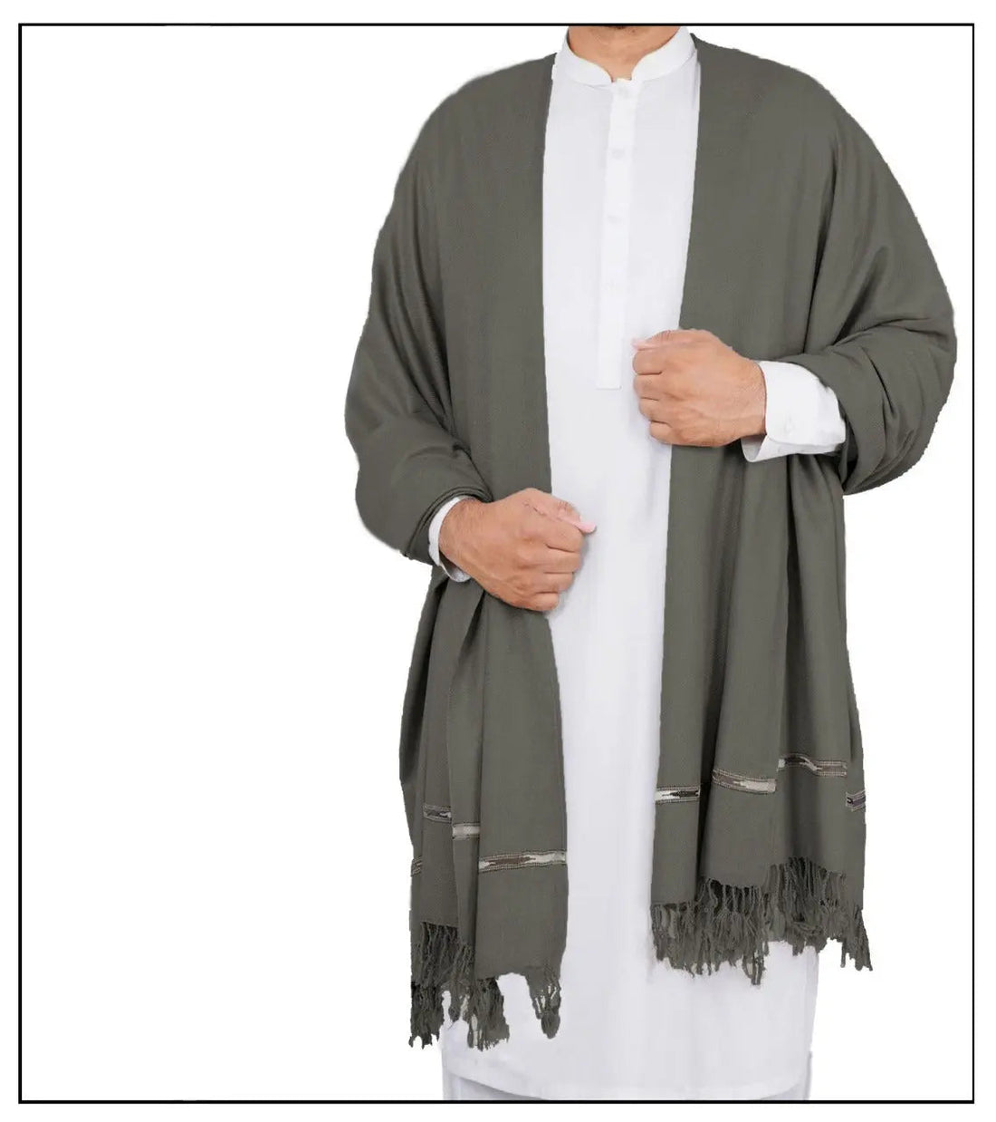 Handmade Wool Shawl#D107