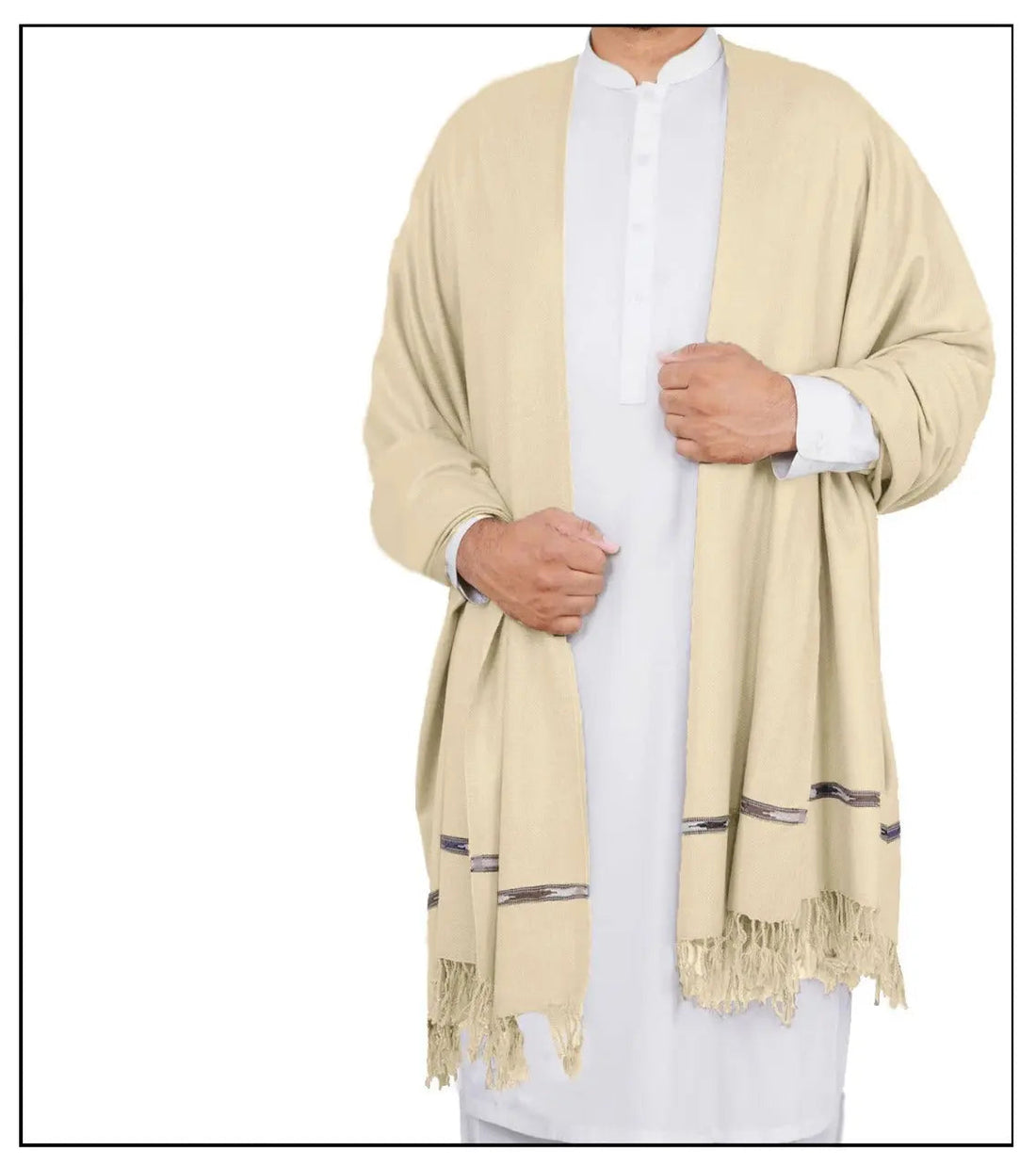 Handmade Wool Shawl #D101